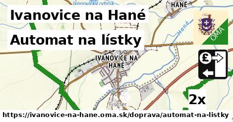Automat na lístky, Ivanovice na Hané
