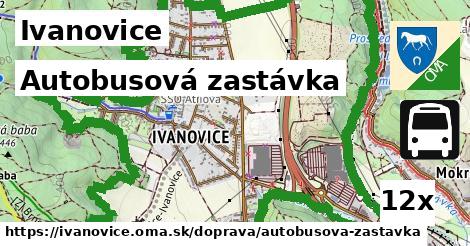 Autobusová zastávka, Ivanovice