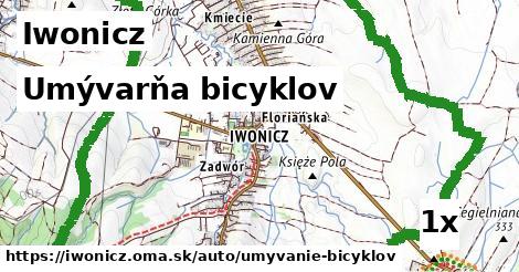 umývarňa bicyklov v Iwonicz