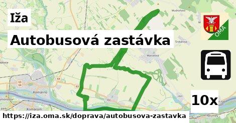 Autobusová zastávka, Iža