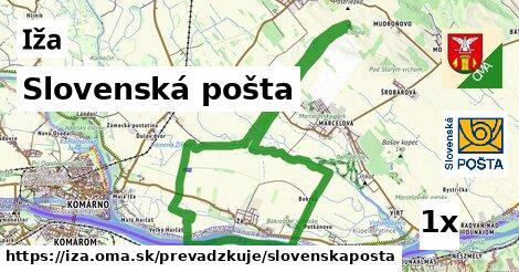 Slovenská pošta, Iža