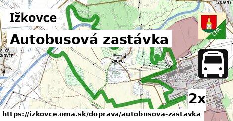 Autobusová zastávka, Ižkovce