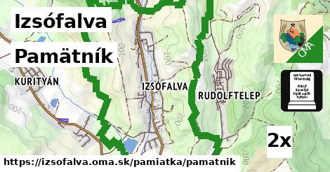 Pamätník, Izsófalva