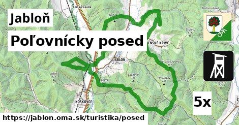 Poľovnícky posed, Jabloň