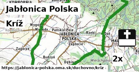 kríž v Jabłonica Polska