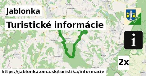 Turistické informácie, Jablonka