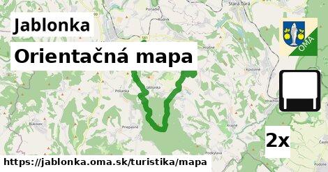 Orientačná mapa, Jablonka