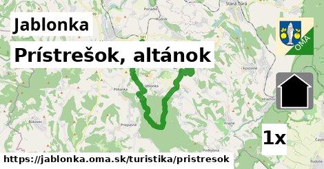 Prístrešok, altánok, Jablonka