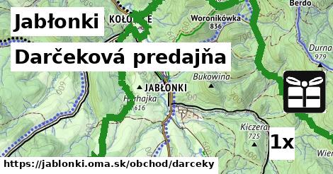 Darčeková predajňa, Jabłonki