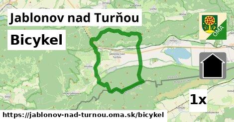 bicykel v Jablonov nad Turňou