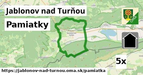 pamiatky v Jablonov nad Turňou