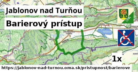 Barierový prístup, Jablonov nad Turňou