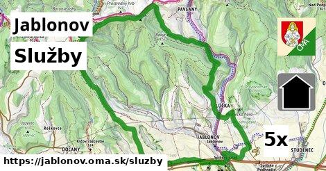 služby v Jablonov