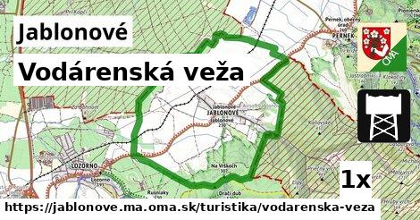 Vodárenská veža, Jablonové, okres MA