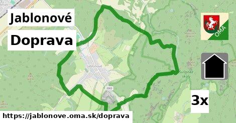 doprava v Jablonové