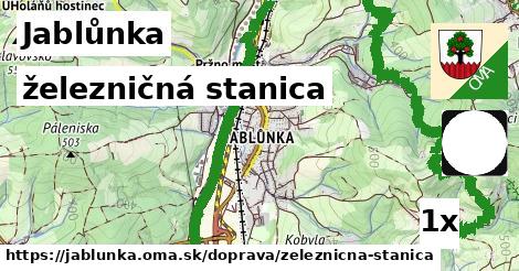 železničná stanica, Jablůnka