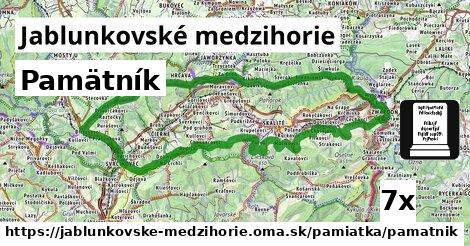 Pamätník, Jablunkovské medzihorie