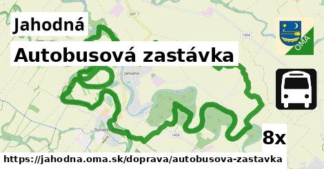 Autobusová zastávka, Jahodná