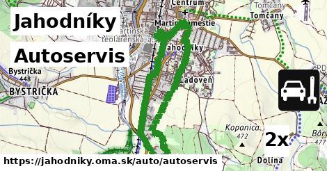 Autoservis, Jahodníky