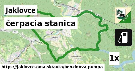 čerpacia stanica, Jaklovce