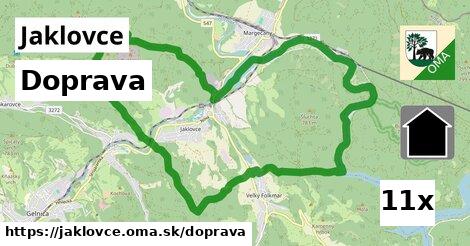 doprava v Jaklovce