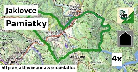 pamiatky v Jaklovce
