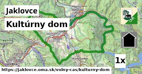 Kultúrny dom, Jaklovce