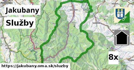 služby v Jakubany