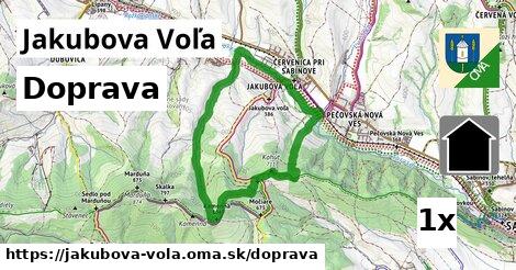 doprava v Jakubova Voľa