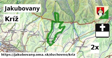Kríž, Jakubovany