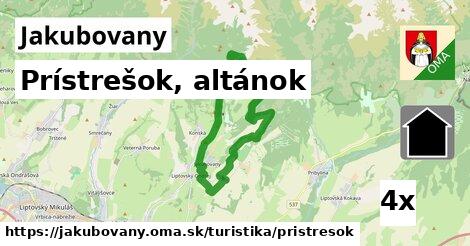 Prístrešok, altánok, Jakubovany