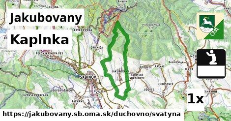 Kaplnka, Jakubovany, okres SB