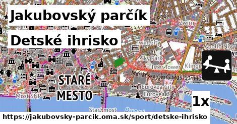 Detské ihrisko, Jakubovský parčík