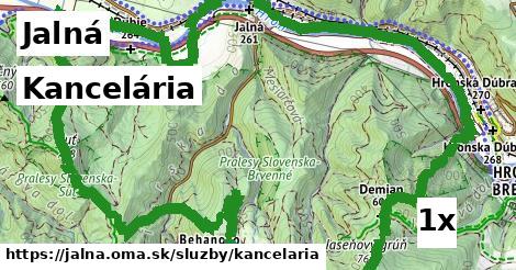 kancelária v Jalná