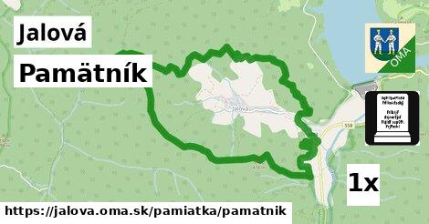 Pamätník, Jalová