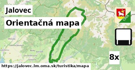 Orientačná mapa, Jalovec, okres LM