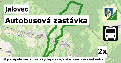 Autobusová zastávka, Jalovec