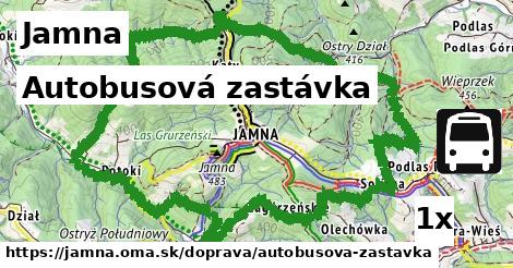 Autobusová zastávka, Jamna