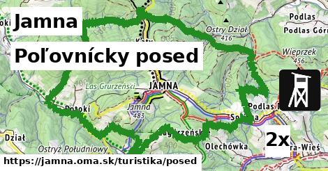 Poľovnícky posed, Jamna