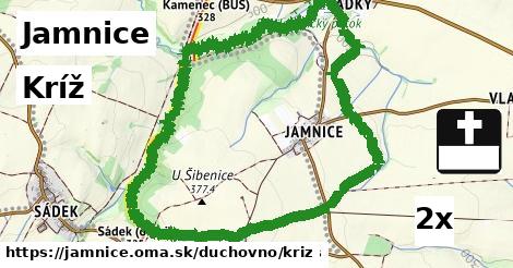 kríž v Jamnice