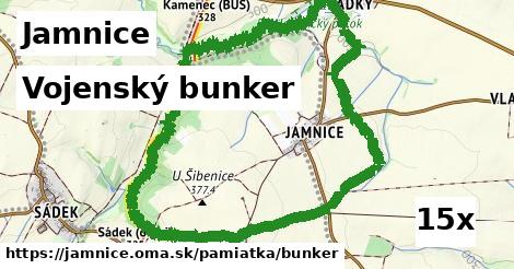 vojenský bunker v Jamnice