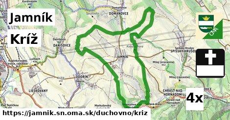 Kríž, Jamník, okres SN
