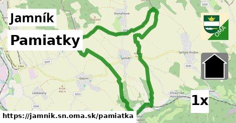 pamiatky v Jamník, okres SN