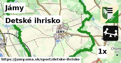 Detské ihrisko, Jámy