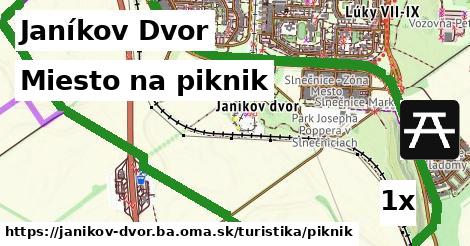 Miesto na piknik, Janíkov Dvor