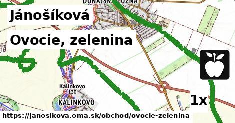 ovocie, zelenina v Jánošíková