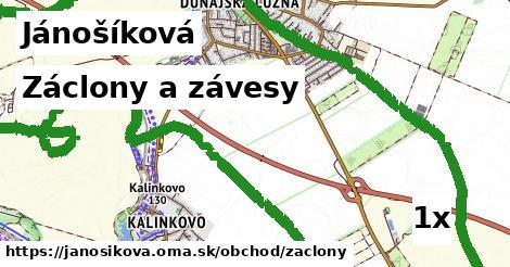 záclony a závesy v Jánošíková