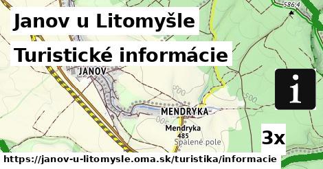 Turistické informácie, Janov u Litomyšle