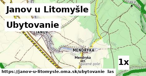 ubytovanie v Janov u Litomyšle