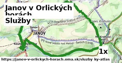 služby v Janov v Orlických horách